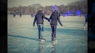 Schaatsen op de Karpendonkse Plas