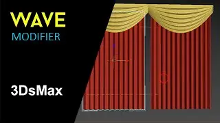 Wave modifier in 3Dsmax | 