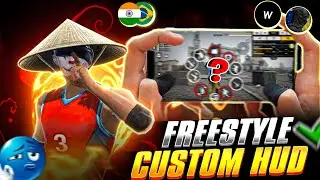 TOP 3 UNIQUE FREE STYLE CUSTOM HUD!💀BRAZILIAN🇧🇷CUSTOM HUD FREE FIRE FASTEST 3 FINGER HUD! BEST HUD☠️