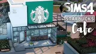 The Sims 4 ☕️ STARBUCKS | Cafe & Restaurant | NoCC | Stop Motion Build