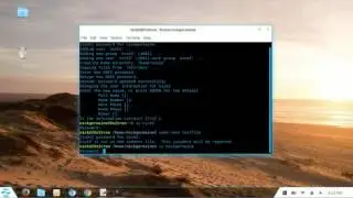 (67) Adding new users through terminal