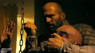 Jason Statham vs 4 Guys | The Beekeeper (2023) | Movie Clip 4K