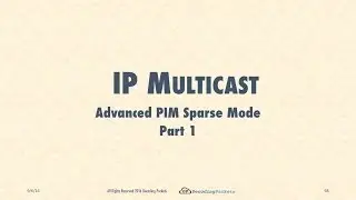 Lecture 8 - Advanced PIM Sparse Mode Deep Dive Part 1