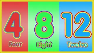 Counting by 4s | Learn to Count by 4 | Easy Numbers for Kids