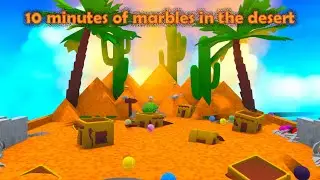 10 Minutes of marbles in the desert
