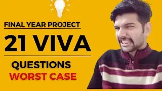 21 (FYP) Final Year Project Viva Questions For Any Project || DL,ML or Ai Based
