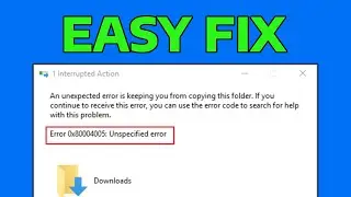 How To Fix Error Code 0x80004005 in Windows 11