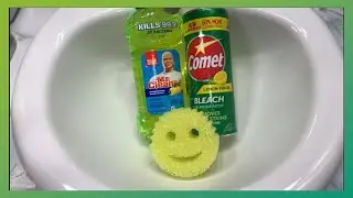 🍋 ASMR Sink Clean w/ Lemon Mr.Clean & Lemon Comet 🍋