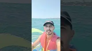 С парусом в открытом море! Виндсёрфинг