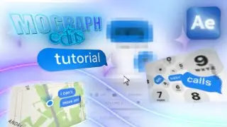 HOW to create MOGRAPH EDITS tutorial | After Effects tutorial 