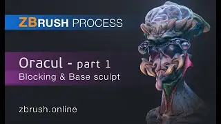 Oracul sculpting - part 1. Blocking & Base sculpt