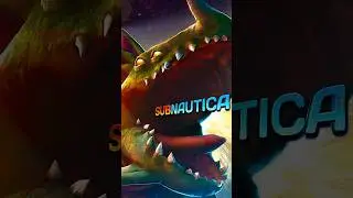 Attacking Leviathans With 500 MISSILES #subnautica #gaming #shorts