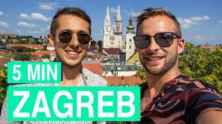 Zagreb in 5 minutes ✌️😀 popular sights in Zagreb (Croatia)