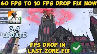 3.4 update 10 FPS issue in bgmi/pubg | how to fix low fps issue in bgmi | Server Problem In Bgmi