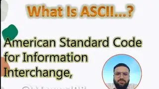 What Is ASCII ? | ASCII શુ છે. ?