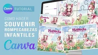 Design AMAZING PUZZLES for kids with Canva for free in minutes!