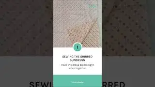 HOW TO SEW A SHIRRED DRESS 