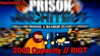 Prison Architect — 2000 Capacity Prison + RIOT