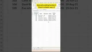 Excel Border Shortcuts Apply & Remove Borders in Seconds!  