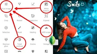 Snapseed Background Colour Change New Trick ||  Snapseed Glowing Effect Photo Editing Tutorial ||