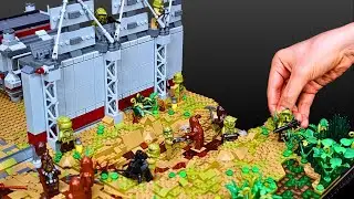 Building Trenches & Defenses For My Lego Clone Base Diorama