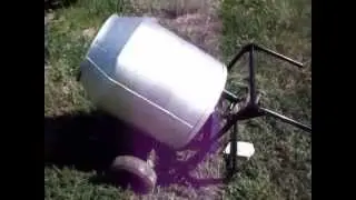 Самодельная бетономешалка # Сборка (concrete mixer)
