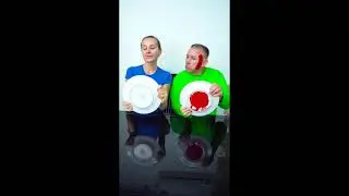 Rub your plate challenge #shorts by Shortsiki
