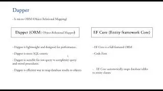 ASP NET Core MVC Ep36: Implement Dapper