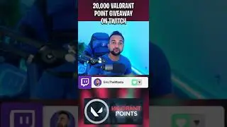 20,000 VALORANT POINT GIVEAWAY IN 8 DAYS