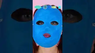 ASMR Emoji Blue Face Mask #shorts