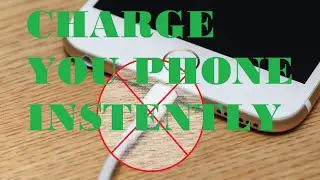 HOW TO CHARGE ANY PHONE INSTANTLY WITHOUT A CHARGER! [TESTED WORKING]