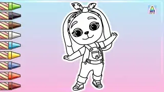 Как нарисовать ВИККИ из мультика Кошечки-Собачки | Coloring Kids
