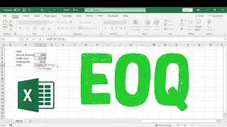How To Figure Out EOQ Formula | Economic Order Quantity