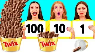 100 Layers of Food Challenge | Prank Wars by DaGaDa Challenge