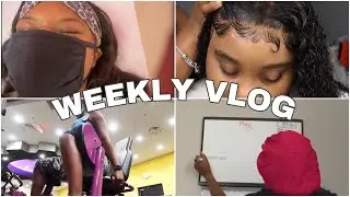 WEEKLY VLOG: GETTING BIKINI WAX, INSTALLING CURLY LACE WIG, GYM + MORE