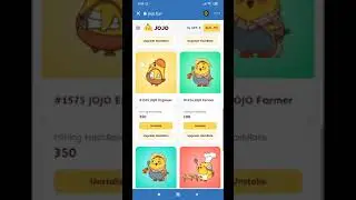 Hari ke 1 Mining JOJO NFT Belum 24 Jam Dapat $12