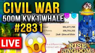 Civil War 500m Nephisto 😊😊😊 🔥 LIVE! 🔴 Rise of Kingdoms ROK
