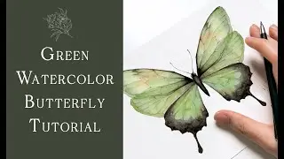 How to Watercolor Butterfly Tutorial