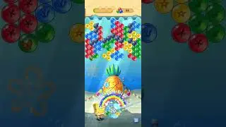 SpongeBob:Bubble Pop NETFLIX-Level 10 NO BOOSTERS #spongebob #bubblepop #bubblepops #netflix
