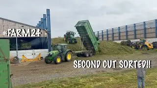 #Farm24 SECOND CUT! TRYING TO BEAT THE RAIN!!