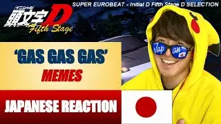 GAS GAS GAS MEME | Japanese Reaction!!! [Initial D]