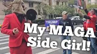 My MAGA Side Girl! (live in New York) Robby Roadsteamer