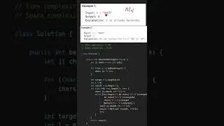 1 Minute LeetCode - 1234. Replace the Substring for Balanced String
