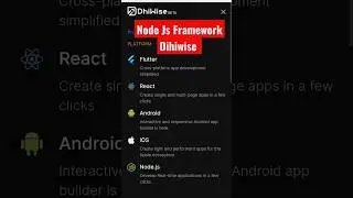 Dihiwise - Write Nodejs Api Faster #nodejs #javascript #development