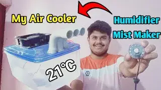 Air coolerல Mist maker fix பன்னா super ah output 21℃ | How to join Air cooler with mist maker