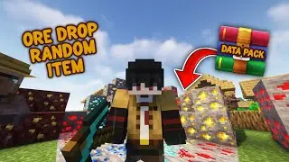 SURVIVAL JADI SERU DENGAN DATA PACK INI.. MINECRAFT TAPI ORE DROP RANDOM ITEM