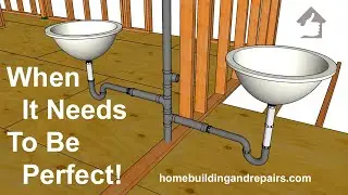 Different Types of Plumbing Drain Pipe Connections For Back To Back Sinks - Building Code Examples