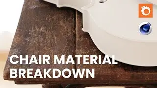 Chair Material Breakdown, in Corona for Cinema 4D