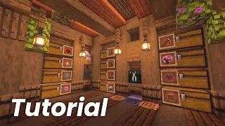 Minecraft Spruce Storage Room Tutorial!