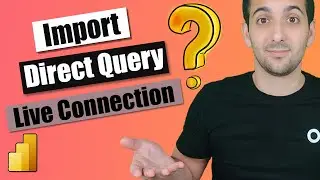 Power BI : Import VS Direct Query VS Live connection (n'hésite plus)